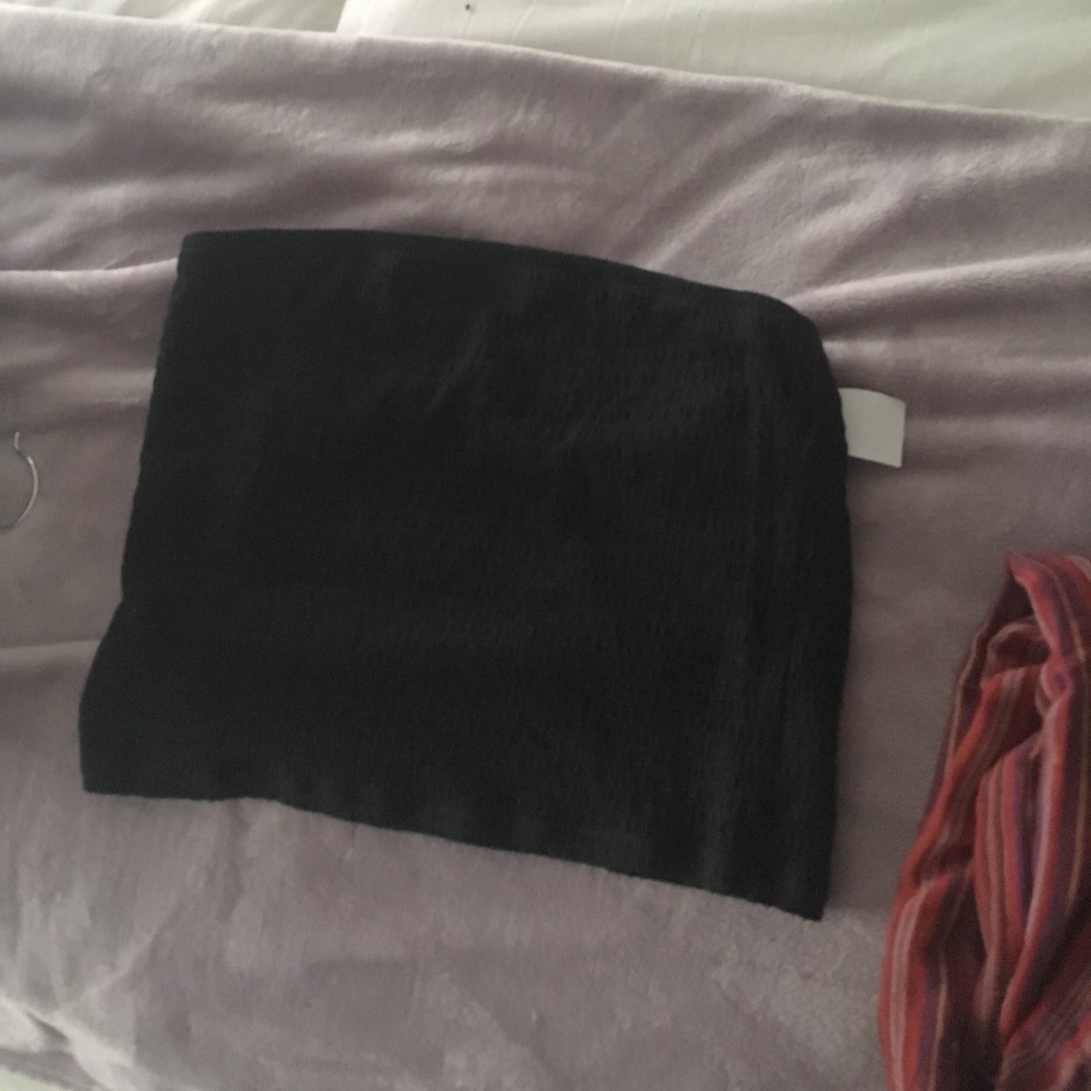 Black tube top
